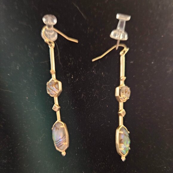 Kendra Scott Mary Gene Linear Drop Earrings - Picture 1 of 2